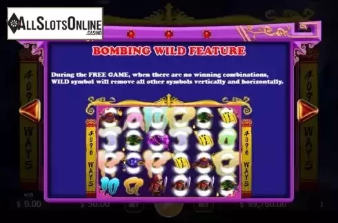 Bombing Wild feature screen
