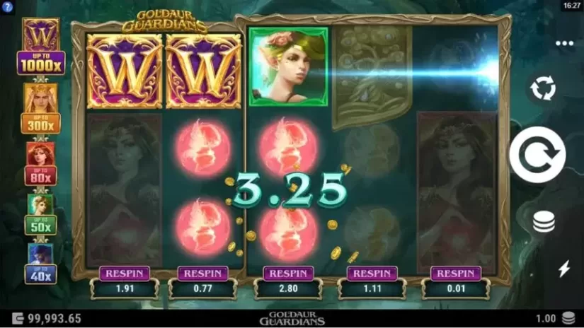 Goldaur Guardians slot screenshot 2