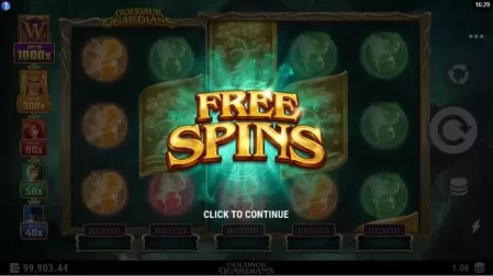 Goldaur Guardians slot screenshot 3