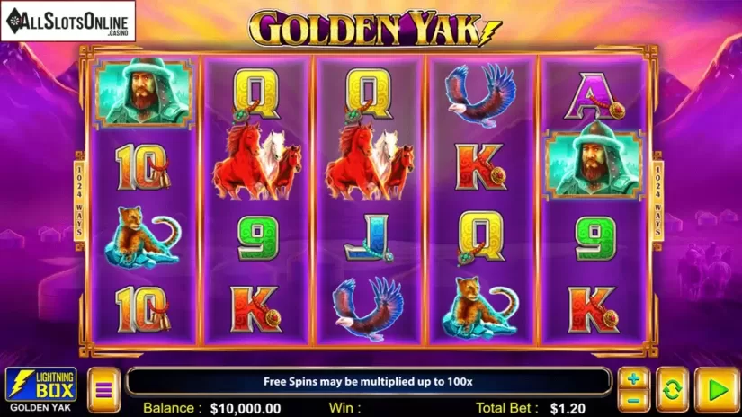 Reel Screen. Golden Yak from Lightning Box