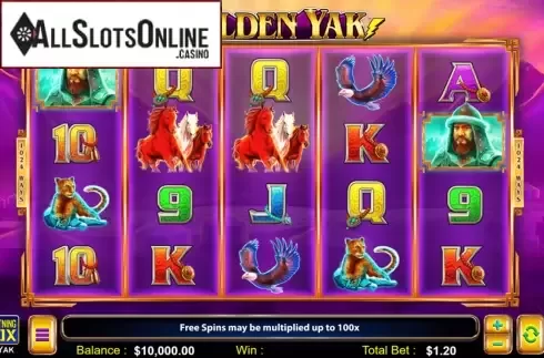 Reel Screen. Golden Yak from Lightning Box