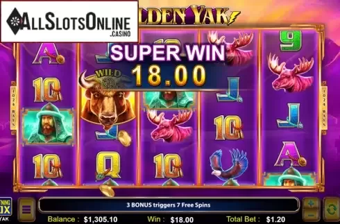 Super Win. Golden Yak from Lightning Box