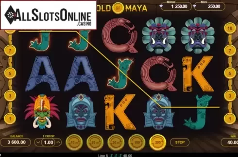 Win screen 4. Gold of Maya from Gamzix