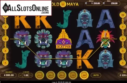 Win screen 3. Gold of Maya from Gamzix
