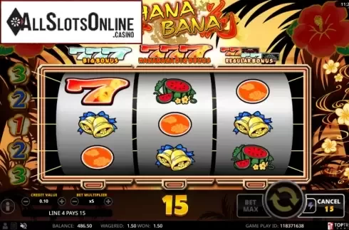 Win screen 1. Hana Bana from Swintt