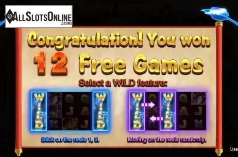 Free Spins Mode Choosing Screen
