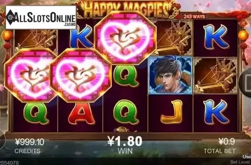 Free Spins Win Screen