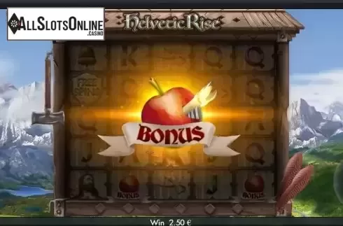 Bonus Game screen