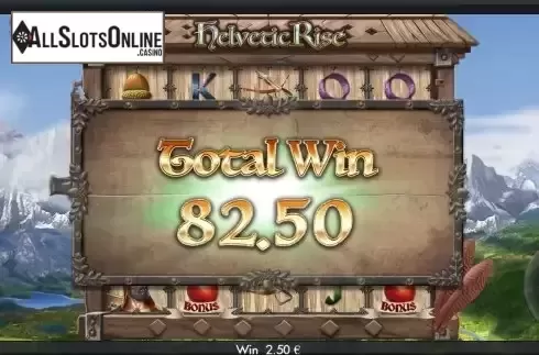 Win Bonus Game screen