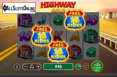 Game workflow 2. Highway Gold from Skywind Group