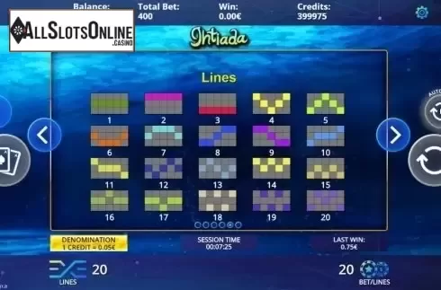 Paylines. Ihtiada from DLV