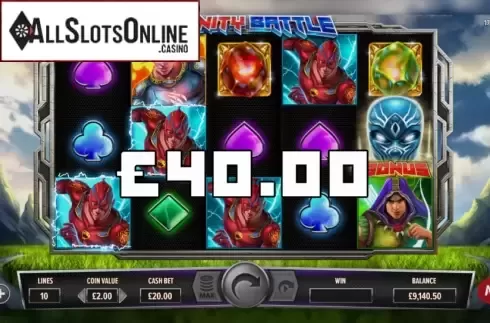 Win Screen 4. Infinity Battle from NetGaming