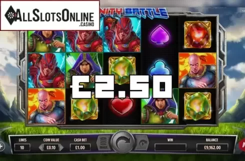 Win Screen. Infinity Battle from NetGaming