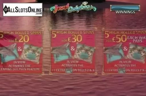 Start Screen 2. Jewel Dolphin from CR Games