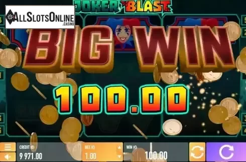 Big Win screen