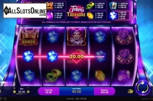 Win Screen 2. Joker's Treasure from Spadegaming