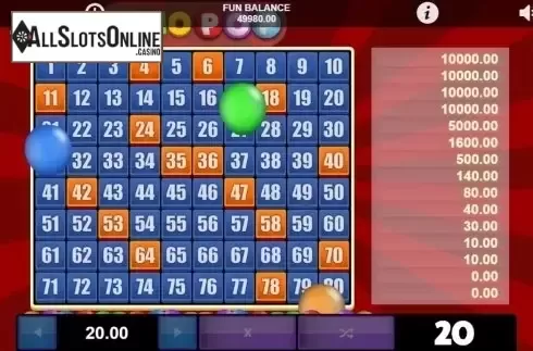 Game Screen 3. Keno Pop from 1X2gaming