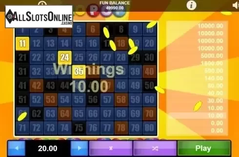 Win Screen. Keno Pop from 1X2gaming