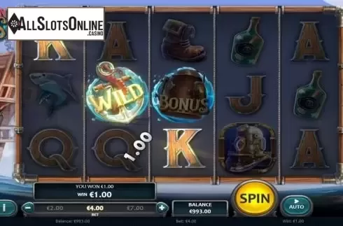 Win screen . Kraken Deep Wins from Nucleus Gaming