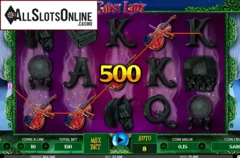 Win screen 2. La Gitana from Capecod Gaming