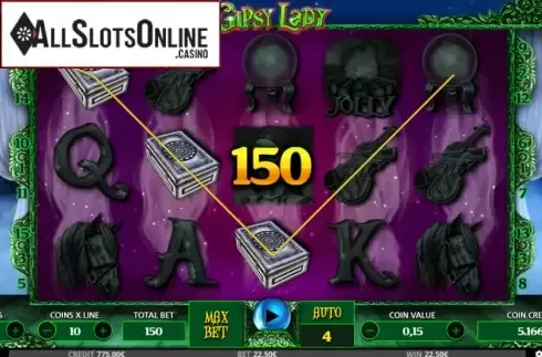Win screen 4. La Gitana from Capecod Gaming