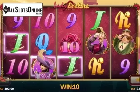 Win Screen. Lady Eveline from Magma