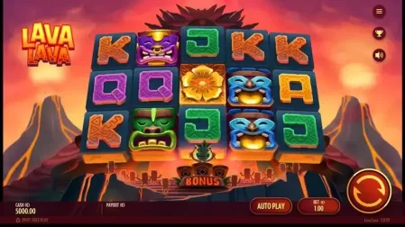 Lava Lava slot screenshot 1