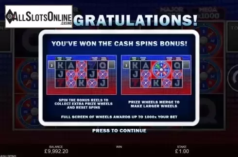 Bonus Game 1