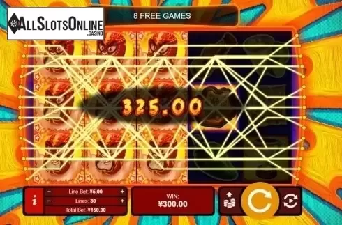 Free Spins screen. Lucha Libre 2 from RTG