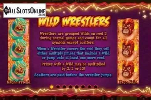 Paytable 1. Lucha Libre 2 from RTG