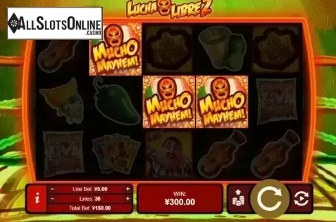 Win screen. Lucha Libre 2 from RTG