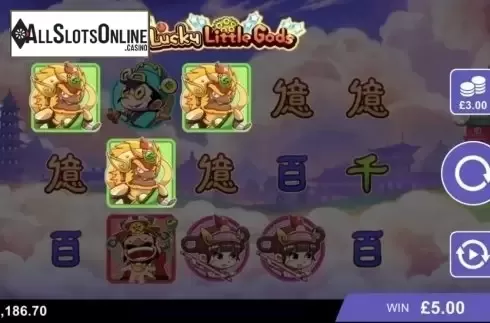 Win. Lucky Little Gods from Microgaming