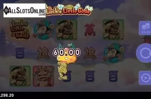 Treasure Pot Win. Lucky Little Gods from Microgaming