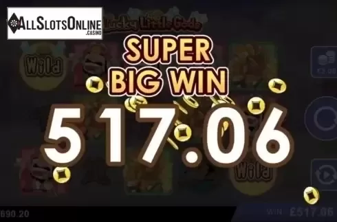 Super Big Win. Lucky Little Gods from Microgaming