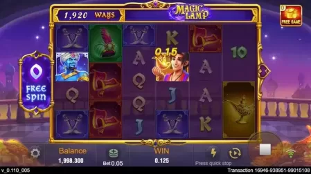 Magic Lamp slot screenshot 5