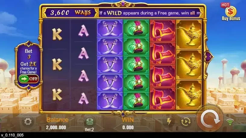 Magic Lamp slot screenshot 1