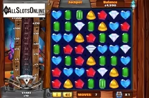 Game workflow. Magic Mine from Slingo Originals
