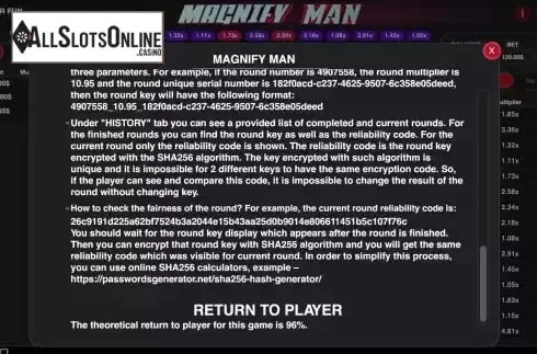 Game Rules screen 3