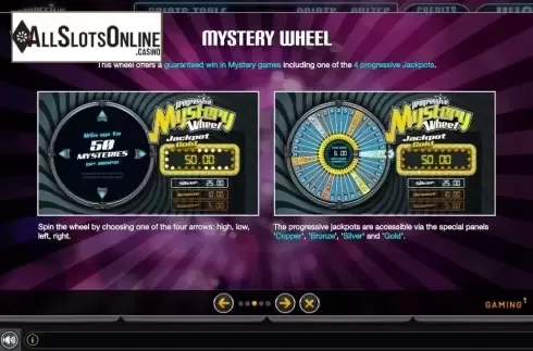 Features 2. Master Dice Progressive from GAMING1