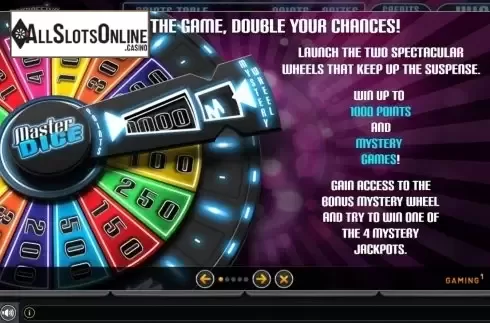Info. Master Dice Progressive from GAMING1