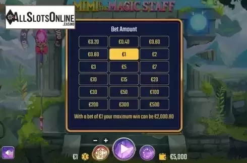 Bets Screen