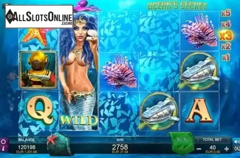 Screen 2. Ocean's Secret from FUGA Gaming