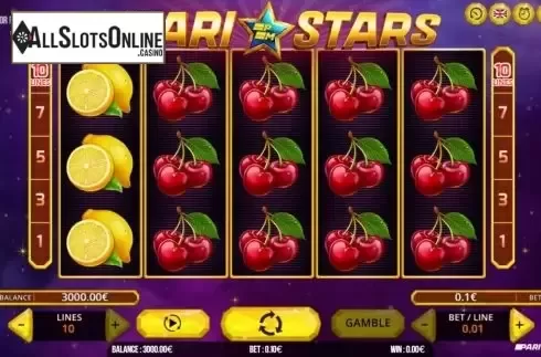 Reel Screen. Pari Stars from Fugaso