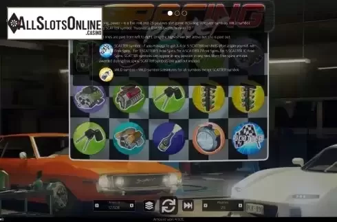 Special symbols screen