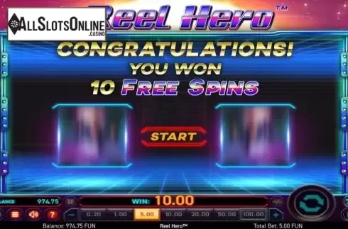 Free Spins 1. Reel Hero from Wazdan