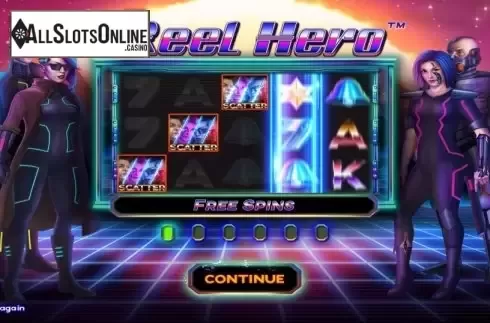 Start Screen. Reel Hero from Wazdan