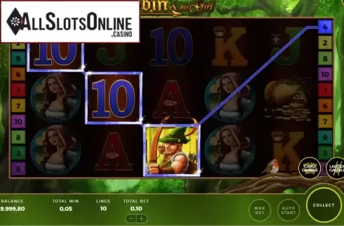 Win Screen 1. Robin and his Girl from Bally Wulff