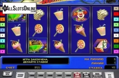 Reel Screen. Roller Coaster from Novomatic