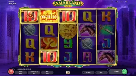 Samarkand’s Gold slot screenshot 2