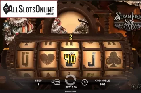 Win screen 2. Steam Joker Slot from Espresso Games